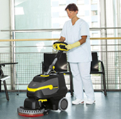 Walk Behind Scrubber Driers